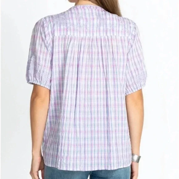 Johnny Was Puff Sleeve Blouse - Picture 3 of 13